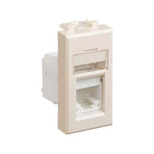 Розетка компьютерная 1мод. Avanti "Ванильная дымка" RJ45 кат.5E модульная DKC 4405461 фото 2