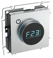 Термостат электронный с индик. BRITE СП IP20 ТС10-1-БрА механизм алюм. IEK BR-RT11-K47