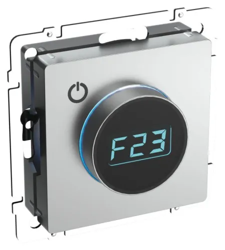 Термостат электронный с индик. BRITE СП IP20 ТС10-1-БрА механизм алюм. IEK BR-RT11-K47