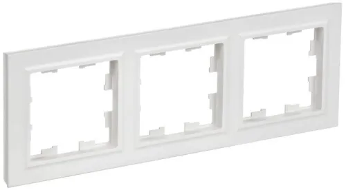 Рамка 3-м BRITE РУ-3-БрАБ арктич. бел. IEK BR-M32-K91