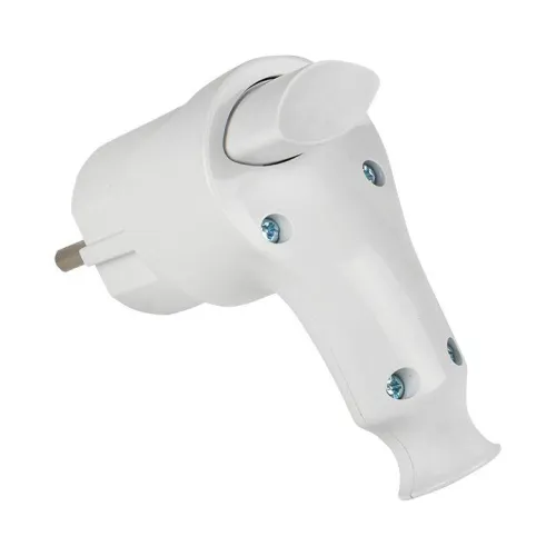 Вилка с кнопкой извлечения 16А 250В с заземл. бел. EKF AVP-16-k фото 4