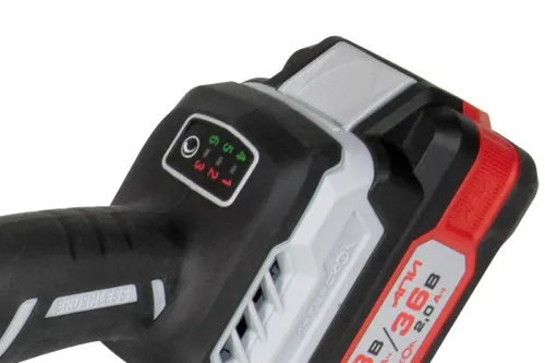 Машина шлифовальная угловая аккумуляторная бесщеточная УШМ-125/36ВМЭ 125мм АПИ 36В 2 АКБ 2.0А.ч ЗУ ИНТЕРСКОЛ 956.2.2.70 фото 5