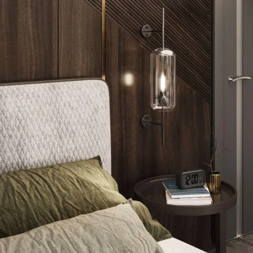 Лампа светодиодная филаментная Black Filament 7Вт свеча 4100К нейтр. бел. E14 580лм GAUSS 103801207 фото 2