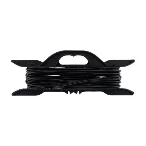 Удлинитель-шнур на рамке ПВС 2х0.75 1м без заземл. 6А 1300Вт IP20 черн. PROCONNECT 11-7101 фото 2