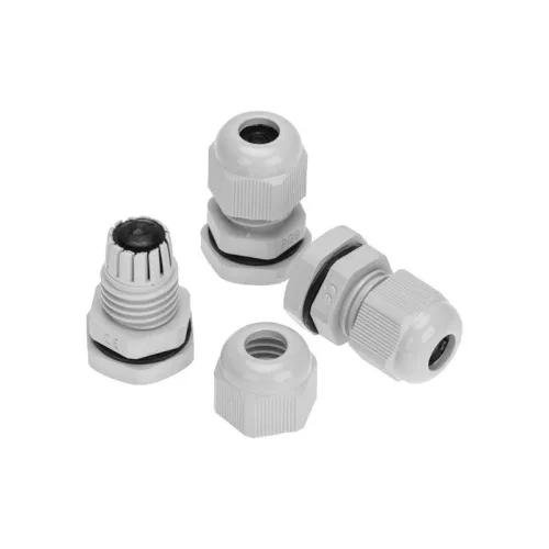 Ввод кабельный PG-9 (4-8мм) сер. комплект (уп.3шт) Rexant 07-8009-A3 фото 2