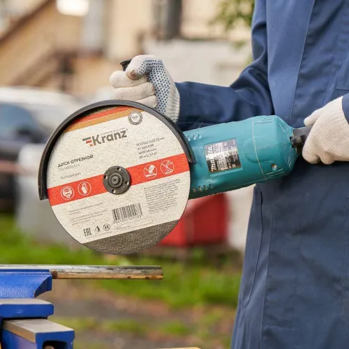 Диск отрезной по металлу 230х2.0х22.23мм Kranz KR-90-0944 фото 3