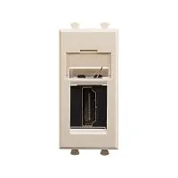 Розетка HDMI 1мод. Avanti "Ванильная дымка" тип А-А модульная DKC 4405251