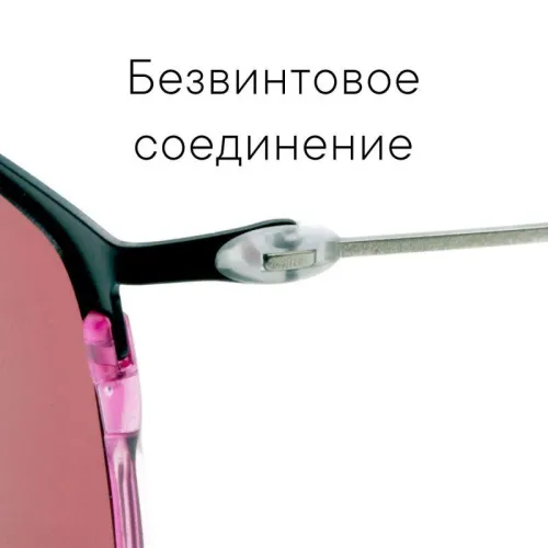 Очки черные солнцезащитные из титана с зел. линзами DKC NOL6ENNC фото 6