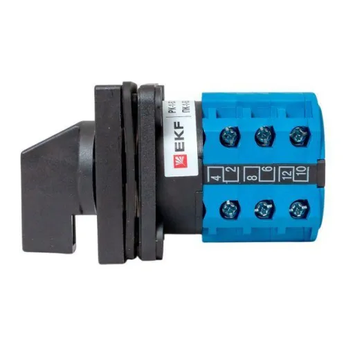 Переключатель кулачковый ПК-1-53 3п 10А "1-2" IP65 EKF pk-1-53-10-65 фото 6