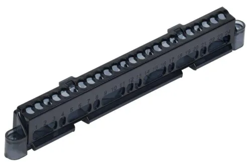 Суппорт для шин в корп. (ширина 8 мод.) TEKFOR IEK TF-KP00D-S-08