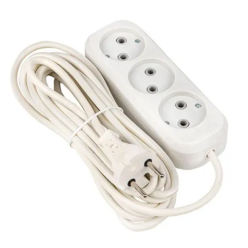 Удлинитель 3х5м без заземл. 10А IP20 Эксперт 2.2кВт ПВС 2х0.75 PROxima EKF UBA10-275-3-05 фото 5