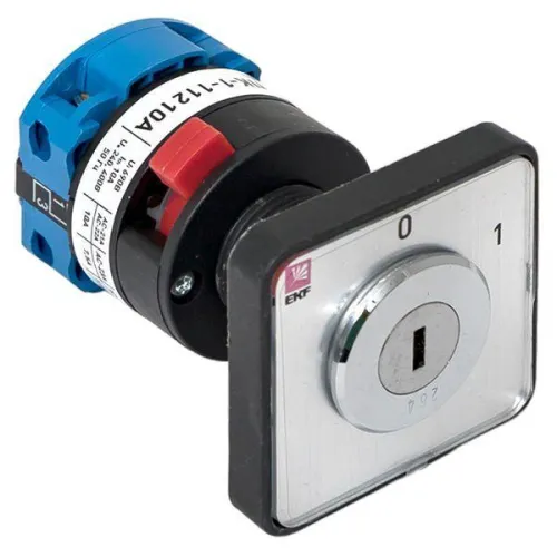 Переключатель кулачковый ПК-1-112 2п 10А "0-1" с ключом EKF pk-1-112-10 фото 3