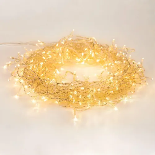 Гирлянда светодиодная "Твинкл Лайт" 15м 120LED тепл. бел. 7.4Вт IP20 провод ПВХ прозр. Neon-Night 303-196 фото 7