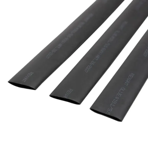 Трубка термоусадочная двустенная клеевая 19.1/9.55 (2:1) черн. 1м (уп.10шт) Rexant 26-2107 фото 4