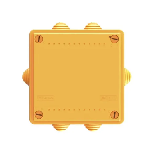 Коробка ответвительная FS 100х100х50мм IP55 5п 450В 20А 10кв.мм с кабельными вводами и клеммниками пластик. DKC FSB11510 фото 4