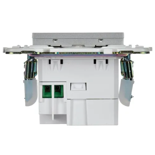 Розетка USB A+A 3.1А SKANDY SK-R15S серебр. IEK SK-U21-D31-K23 фото 5