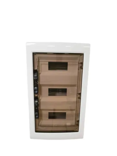 Корпус щита распределительного для модульного оборудования 36M(12х3) навесной прозр. затемненная дверца Cetinkaya Pano CP30936 фото 3