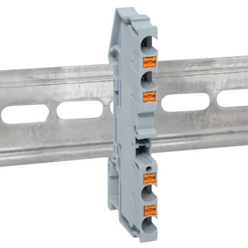 Колодка клеммная пружинная 4 Push-in 4 вывода сер. EKF PIT-4-4 фото 10