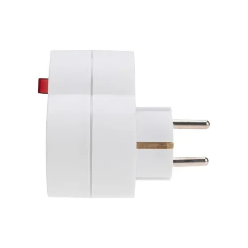 Разветвитель 2-м 16А с выключателем с заземл. защ. шторки бел. Rexant 11-1085 фото 4