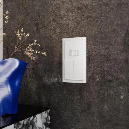 Выключатель 2-кл. СП S70 10А с подсветкой механизм бел. матов. Voltum VLS020202 фото 7