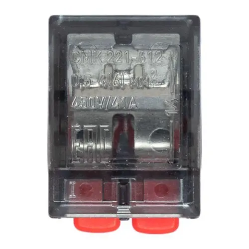 Клемма строительно-монтажная СМК 221-612 2-проводная 0.5-4.0(6)кв.мм с рычагом (уп.50шт) PROxima EKF plc-smk-221-612 фото 7