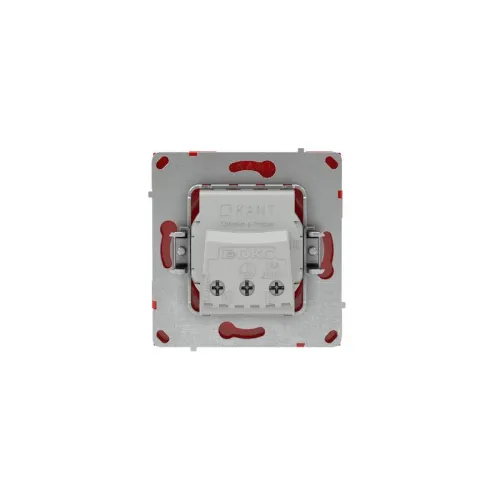 Розетка силовая KANT 2P+E защ. шторки красн. сатин DKC 7001003 фото 7