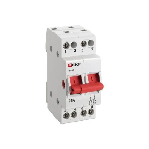 Переключатель трехпозиционный ТПС-63 2P 25А PROxima EKF TPS225 фото 2