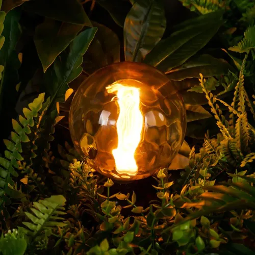 Лампа светодиодная филаментная Loft 271 G125FCE 4Вт 1800К E27 Voltega 8545 фото 5