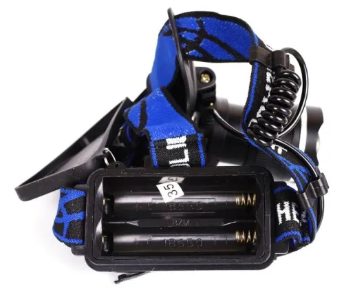 Фонарь аккумуляторный налобный LED5337 3.7В 1LED 5Вт фокус 2 ак. 3 режима USB бокс черн. Ultraflash 15016 фото 7