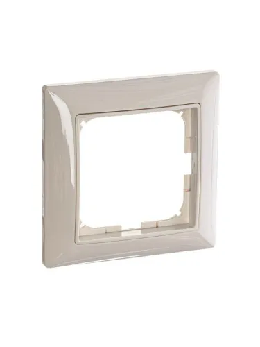 Рамка 1-м Basic с декор. накл. сл. кость ABB 2CKA001725A1484 фото 4