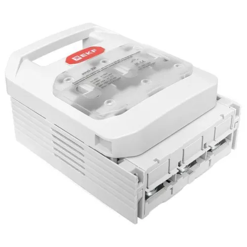 Выключатель-разъединитель УВРЭ v2 250А с доп. контактом (NO+NC) откидного типа под предохранители ППН (габ.1) EKF uvre2-250 фото 10