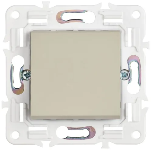 Выключатель кнопочный 1-кл. SKANDY 10А SK-V14B беж. IEK SK-V17-0-10-K10 фото 2