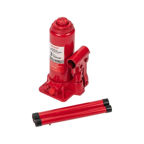 Домкрат гидравлический бутылочный 3т Rexant 80-0609 фото 3