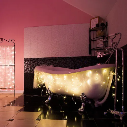 Гирлянда светодиодная универсальная 10м 100LED тепл. бел. 4Вт IP20 с контроллером 8 режимов провод ПВХ прозр. Neon-Night 303-063 фото 6