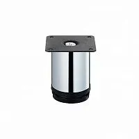 Ножка круглая регулируемая d50х80мм метал. хром Tech-Krep/Zitar 151300