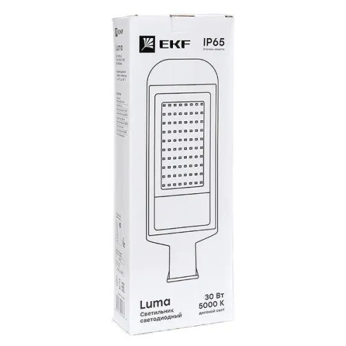 Светильник светодиодный ДКУ-8001-Д 30Вт 5000К IP65 консольный PROxima EKF SLL-8001-30-5000 фото 9