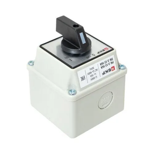 Переключатель кулачковый ПК-3-13 3П 16А "ВКЛ-ВЫКЛ" IP54 EKF pk-3-13-16 фото 10