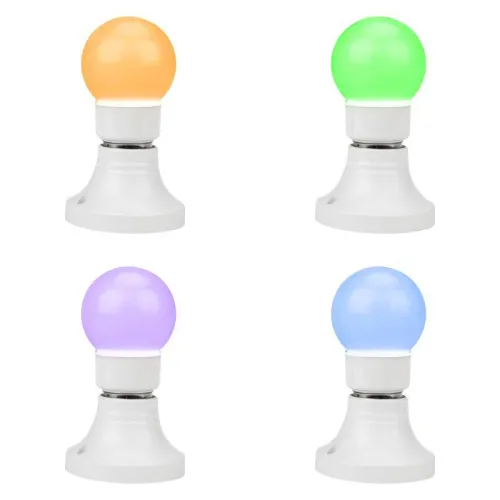 Лампа светодиодная 3Вт шар d50 9LED RGB E27 Neon-Night 405-512 фото 3