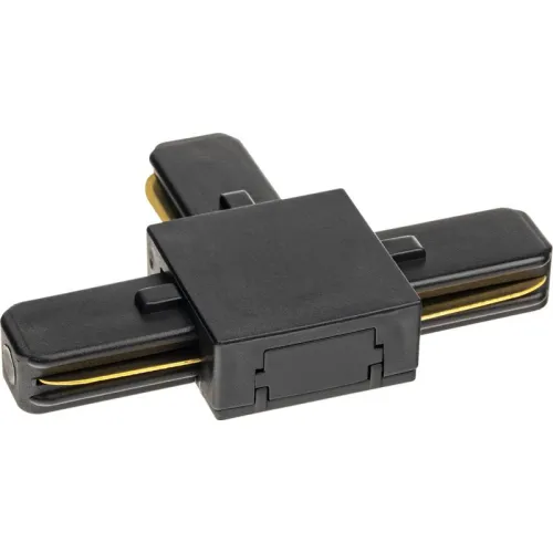 Коннектор трековый для соединения шинопровода Т-образн. жесткий ARTLINE пластик/медь черн. Ritter 59748 7 фото 2