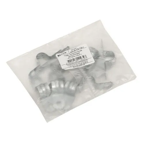 Скоба крепежная двухлапковая d12-13мм метал. (уп.10шт) PROxima EKF sm-2-12-13-r фото 2