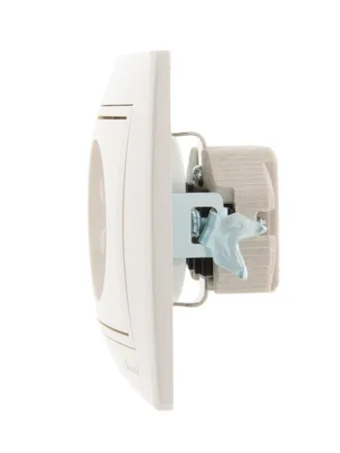 Розетка 1-м СП Mira 16А IP20 с заземл. со вставкой керамика жемчуж./бел. перламутр. LEZARD 701-3030-122 фото 4