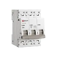 Выключатель автоматический модульный 3п D 6А 6кА ВА 47-63N PROxima EKF M636306D