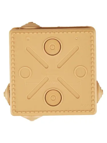 Коробка распаячная ОП КМ 100х100х50 IP54 откид. крышка 8 вводов сосна IEK UKO31-100-100-050-K34-54 фото 5