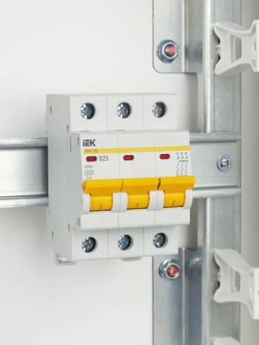 Выключатель автоматический модульный 3п B 25А 4.5кА ВА47-29 KARAT IEK MVA20-3-025-B фото 9