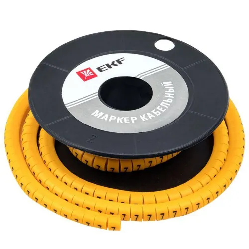 Маркер каб. 1.5кв.мм "7" (к-1000ед) (ЕС-0) EKF plc-KM-1.5-7 фото 4