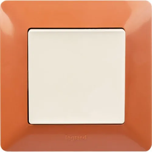 Рамка 1-м Valena Life универсальная терракота Leg 754071 фото 8