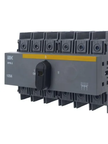 Выключатель-разъединитель модульный 3п 125А ВРМ-3 KARAT IEK MVR30-3-125 фото 5