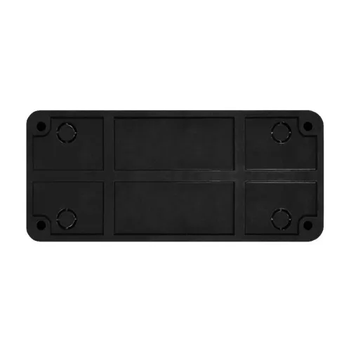 Розетка 3-м ОП Олимп 16А IP20 без заземл. черн. Universal 2217 фото 2