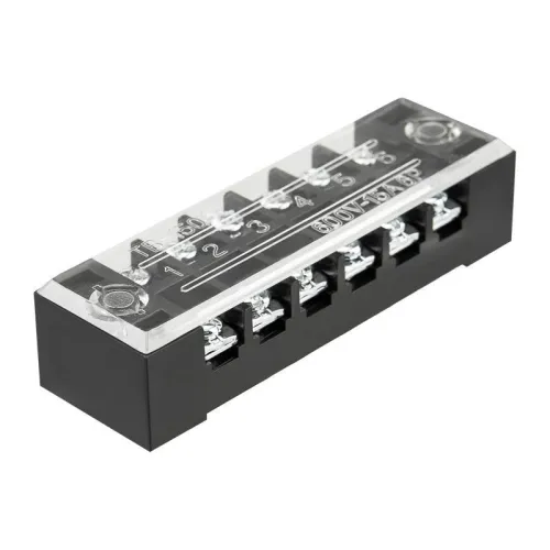 Блок зажимов клеммный БЗН ТВ-1506 1.5кв.мм 15А 6 пар Rexant 11-2153