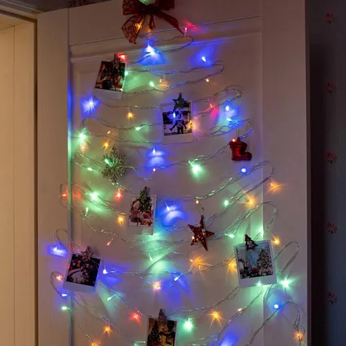 Гирлянда светодиодная "Твинкл Лайт" 10м 80LED мультиколор 7.4Вт IP20 провод ПВХ прозр. Neon-Night 303-189 фото 8